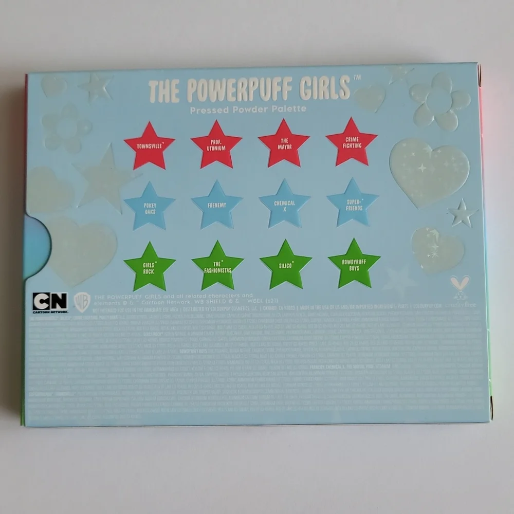 NEW Colourpop Powerpuff Girls Eyeshadow Palette